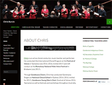 Tablet Screenshot of chrisburcin.com